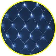 Гирлянда светодиодная новогодняя NGF-N01-240B-12-2x1.5 м-230-TR-IP44