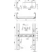 Лоток лестничный складной, 60х300х3000 мм, S=1,5 мм, FS (LG 630 VS 3 FS)