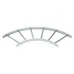 Секция угловая 90°, h=60 мм, B=500 мм, FS (LB 90 650 R5 FS)