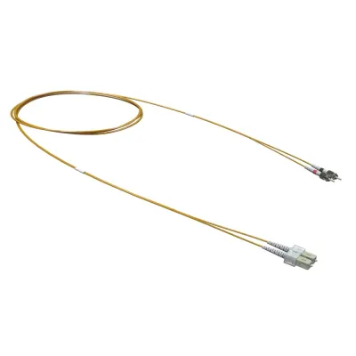 Патч-корд оптический переходной двухволоконный (Duplex) SC-UPC/ST-UPC, 50/125 OM2, 2 м