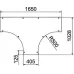 Крышка Т-образной секции, B=400 мм, FT (TD 400 R5 FT)