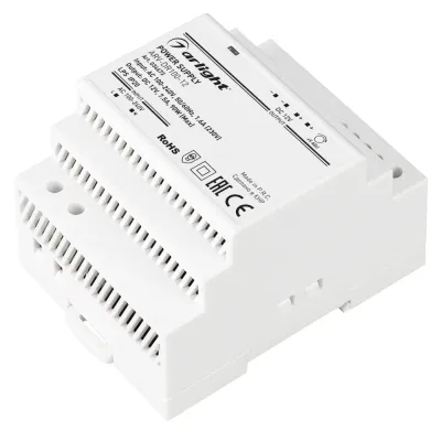 Блок питания ARV-DR100-12 (12V, 7.5A, 90W) (Arlig ht, IP20 DIN-рейка)