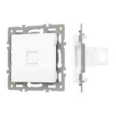Механизм компьютерной розетки SCT-MPC1-PL-WH RJ-45, CAT6