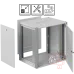 Шкаф телекоммуникационный настенный 19' 22U дверь металл IP20. 600x450x1040mm(ШхГхВ) цвет серый(RAL 7035/RAL7000)