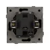 Механизм звонкового выключателя SWT-TENDO-MKR1-PL-GR 230V, 10A, Серый, 1 пост
