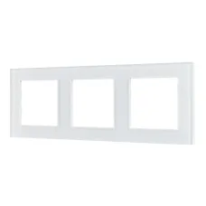 Рамка стеклянная FRM-GLARE-GS-3-WH