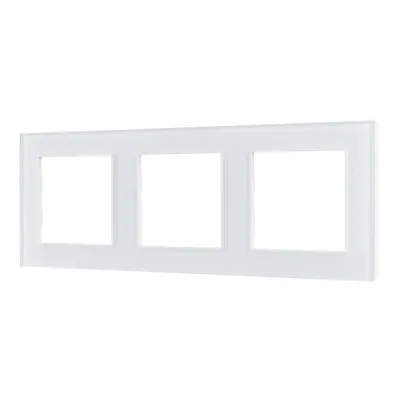 Рамка стеклянная FRM-GLARE-GS-3-WH