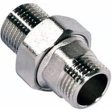 "Соединение разъемное (американка) DN.ru НР-НР-304-PTFE 2 1/2"" Ду65 Ру20 с уплотнением под гайкой по плоскости, корпус - нержавеющая сталь AISI 304,