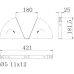 Подвес трапециевидный, сталь, FS (TPB 180 FS)