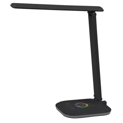 Настольный светильник ЭРА NLED-502-11W-BK светодиодный с RGB ночником черный