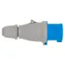 Вилка переносная 013 2Р+РЕ 16А 220В IP44 EKF PROXIMA