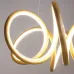 Светильник подвесной  Maytoni Curve MOD241PL-L60BSK LED 52W Латунь