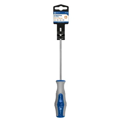 Отвертка Ultra Grip PH-1 х 150 мм, CR-V, двухкомпонентная рукоятка, подвес