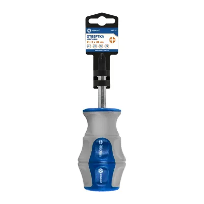 Отвертка Ultra Grip PH-2 х 38 мм, CR-V, двухкомпонентная рукоятка, подвес