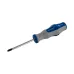 Отвертка Ultra Grip PZ-1 х 75 мм, CR-V, двухкомпонентная рукоятка, подвес