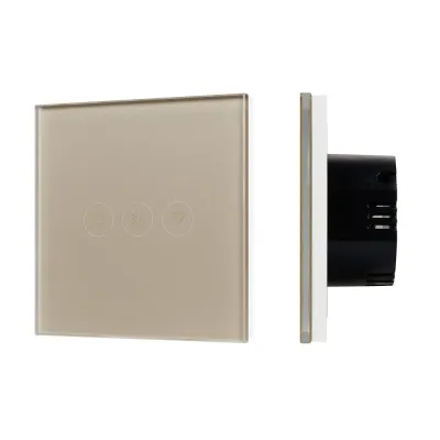 Светорегулятор сенсорный с Zigbee управлением SWT-OMALI-SD3-ZB-GD (250V, 500W) (ARL, Стекло)