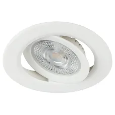 Светильник светодиодный встраиваемый ЭРА KL LED 25A-5 3K WH круглый поворотный белый 5Вт 3000К