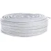 Кабель коаксиальный RG-6U, 75 Ом, Cu/Al/Cu, 75%, IN, белый, 100 м