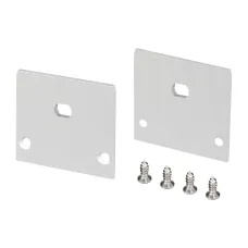 Заглушка LINE-3535-TRAY с отверстием Алюминий