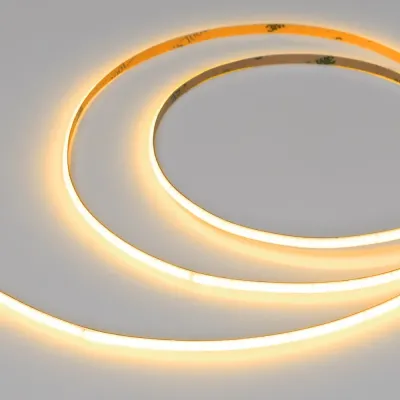 Лента светодиодная 4 Вт/м 24В Золотой IP20 480LED/м COB-X480-4mm CSP 5 м