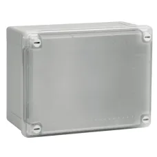 Коробка ответвит. с гладкими стенками, прозрачная, IP56, 190х140х70мм