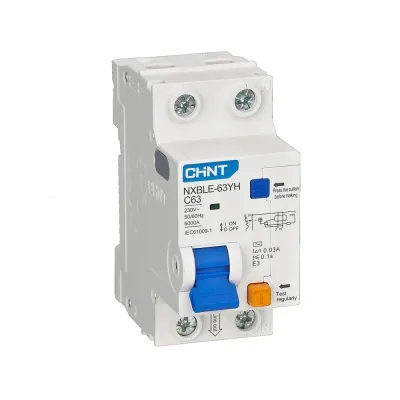 АВДТ NXBLE-63YH 1P+N C32 100мА тип AC 6кА электронный