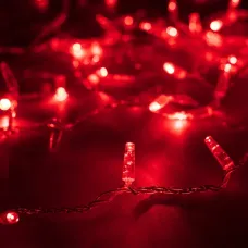 Гирлянда светодиодная декоративная ARD-STRING-CLASSIC-1000-CLEAR-100LED-PULSE Red 230V, 7W ARDCL, IP65