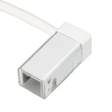 Коннектор питания ARL-MOONLIGHT-1213-CON-POWER-RR-WH, пластик