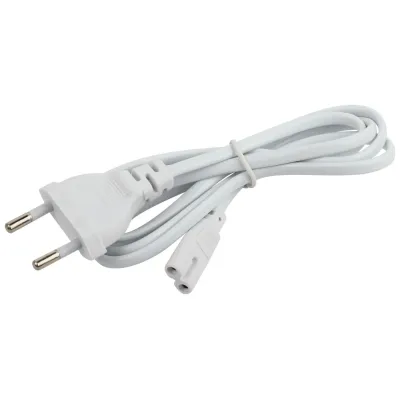 Сетевой шнур ЭРА LLED-А-CABLE-1m-W для светильников LLED-01/LLED-02/LLED-01-Х-E, длина 1 м с вилкой