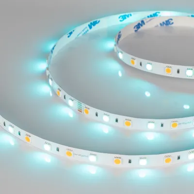 Лента светодиодная 14,4Вт/м 24В RGBW-Warm IP20 60LED/м RT-B60-10mm SMD 5060 5м, открытый