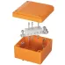 Коробка пластиковая FS с гладкими стенками и клеммниками  IP56 100х100х50мм  5р  450V 20A 10мм.кв