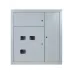 Корпус щита этажного 3 кв. (1015х955х160) размер ниши (920х860х140) TDM