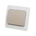 Выключатель 1-кл. скрытой установки IP54 10А серый Вуокса