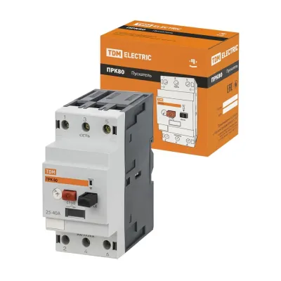 Пускатель ПРК80-40 In=40A Ir=25-40A Ue 660В TDM