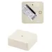 Коробка распаячная КР 75х75х28 ОП сл. кость IP40 инд. штрихкод TDM