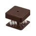 Коробка распаячная КР 75х75х20 ОП бук с клем. колодкой IP40 инд. штрихкод TDM