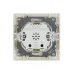 Розетка 2USB порт 2,1А 5В сл. кость Лама