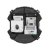 Розетка телефонная RJ11 + компьютерная RJ45 фисташковая  Байкал TDM