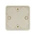 Коробка распаячная КР 75х75х20 ОП сл. кость IP40 инд. штрихкод TDM