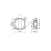 Выключатель 3-кл. 16А 250В шампань  Байкал TDM
