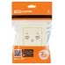Розетка компьютерная двойная RJ45 сл. кость Сенеж