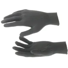 Перчатки из синтетической нити, 13 класс, чёрные, XL