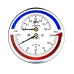 Термоманометр МПТ 0…120 С/0…0.6 МПа кт.2.5 d.100 IP40 G1/2 ОШ L46