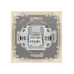 Розетка компьютерная RJ45  сл. кость Лама