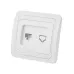 Розетка компьютерная RJ-45 белая ''Валдай'' TDM
