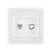 Розетка компьютерная RJ-45 белая ''Валдай'' TDM