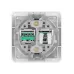Розетка компьютерная RJ-45 + TФ (RJ-11) белая ''Валдай'' TDM
