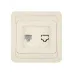Розетка компьютерная RJ-45 сл. кость  Валдай  TDM