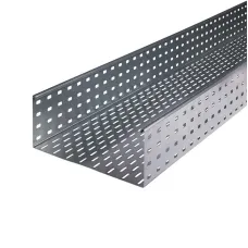 Лоток листовой перфорированный, 110x400x3000 мм, S=0,9 мм, FS (LKS 140 FS RU)