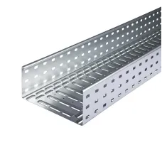 Лоток листовой перфорированный, 85x300x3000 мм, S=0,7 мм, FS (LKS 830 FS RU)